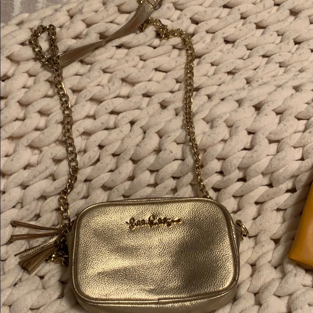 Lily Pulitzer Gold chain crossbody!!!